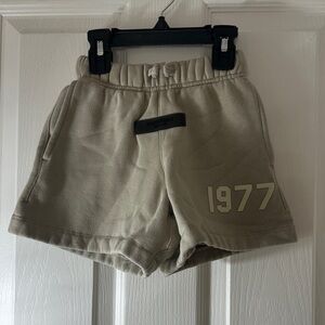Essentials Khaki 1977 Fleece Shorts
